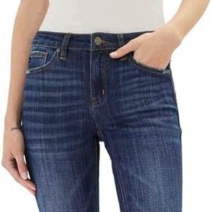 KanCan Women's Mid Rise Flare Hem Jeans Style KC6102HY - Size 24
